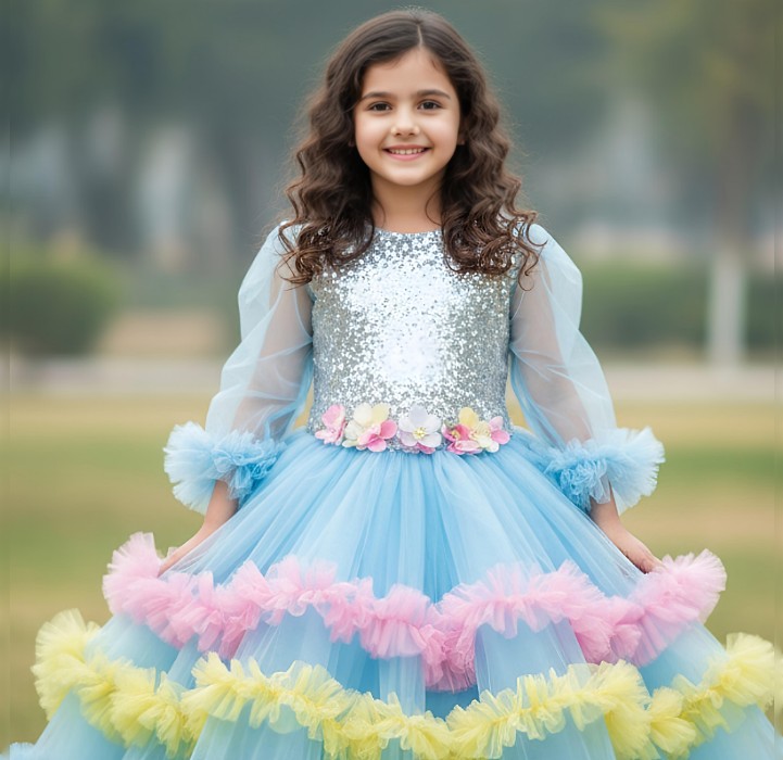 বেবি বার্বি ড্রেস 9-10