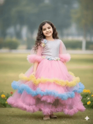 বেবি বার্বি ড্রেস 9-10